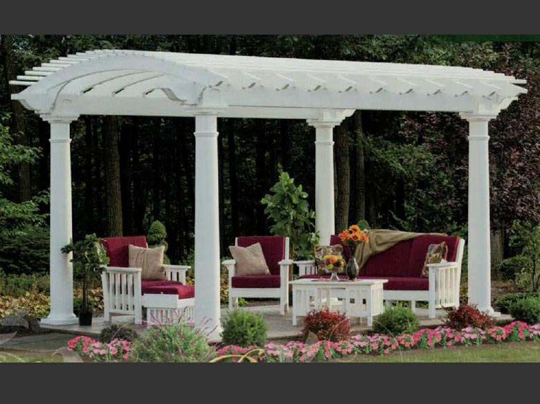 10 by 14 foot arcadian pergola