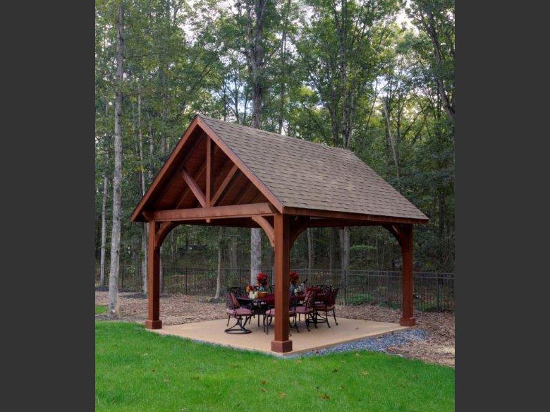 14 by 16 foot alpine pavilion