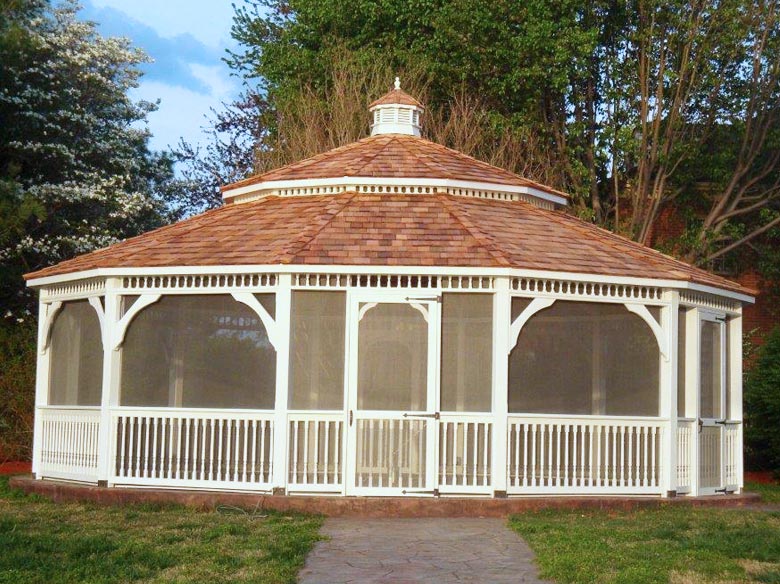 30 foot dodecagon gazebo