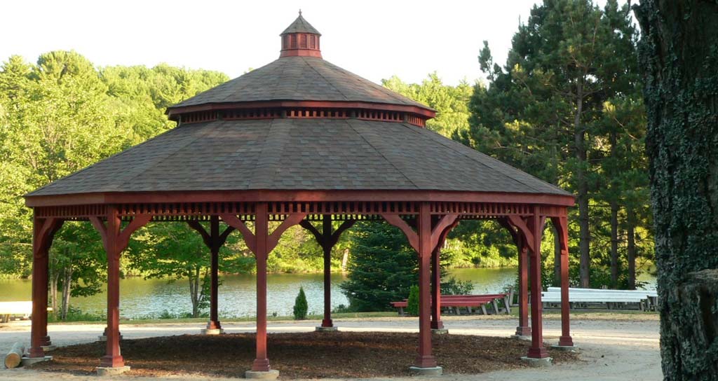 beautiful 30 foot dodecagon gazebo