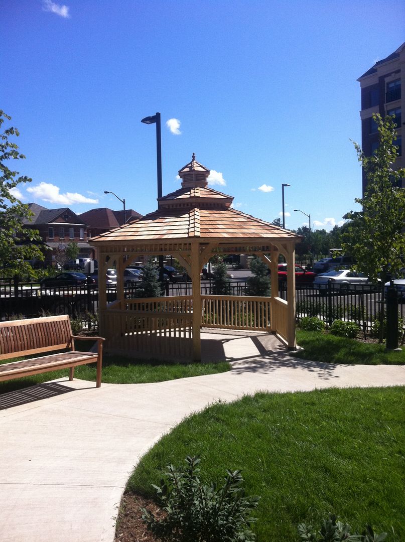 wooden 14 foot octagon gazebo