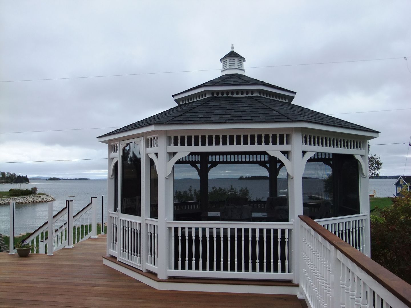 vinyl octagon gazebo