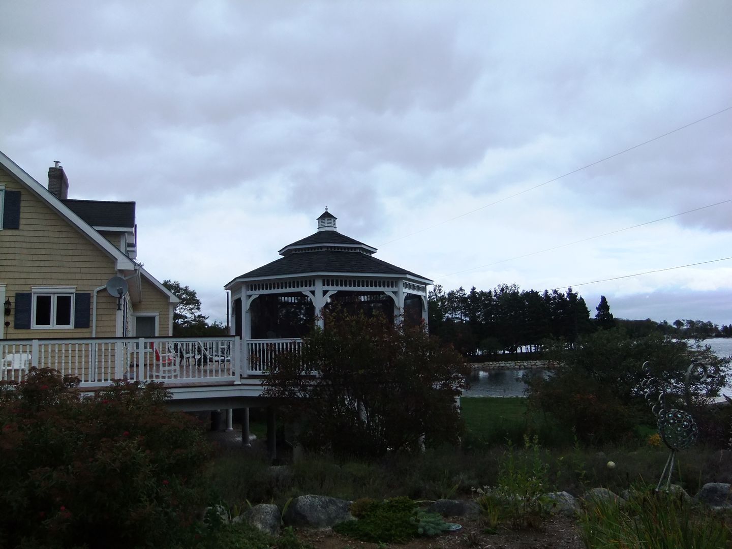 vinyl 16 foot octagon gazebo