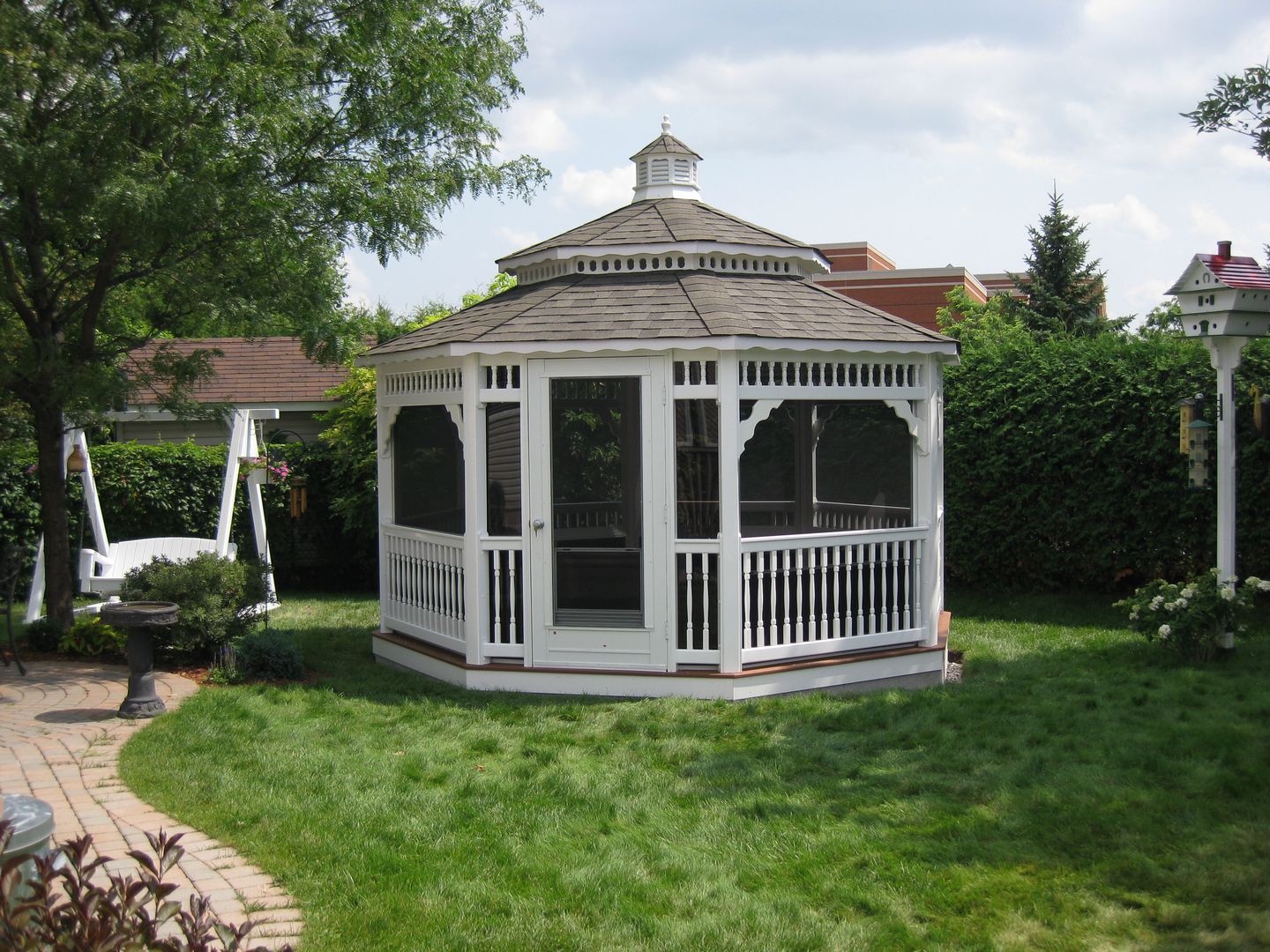 vinyl octagon gazebo