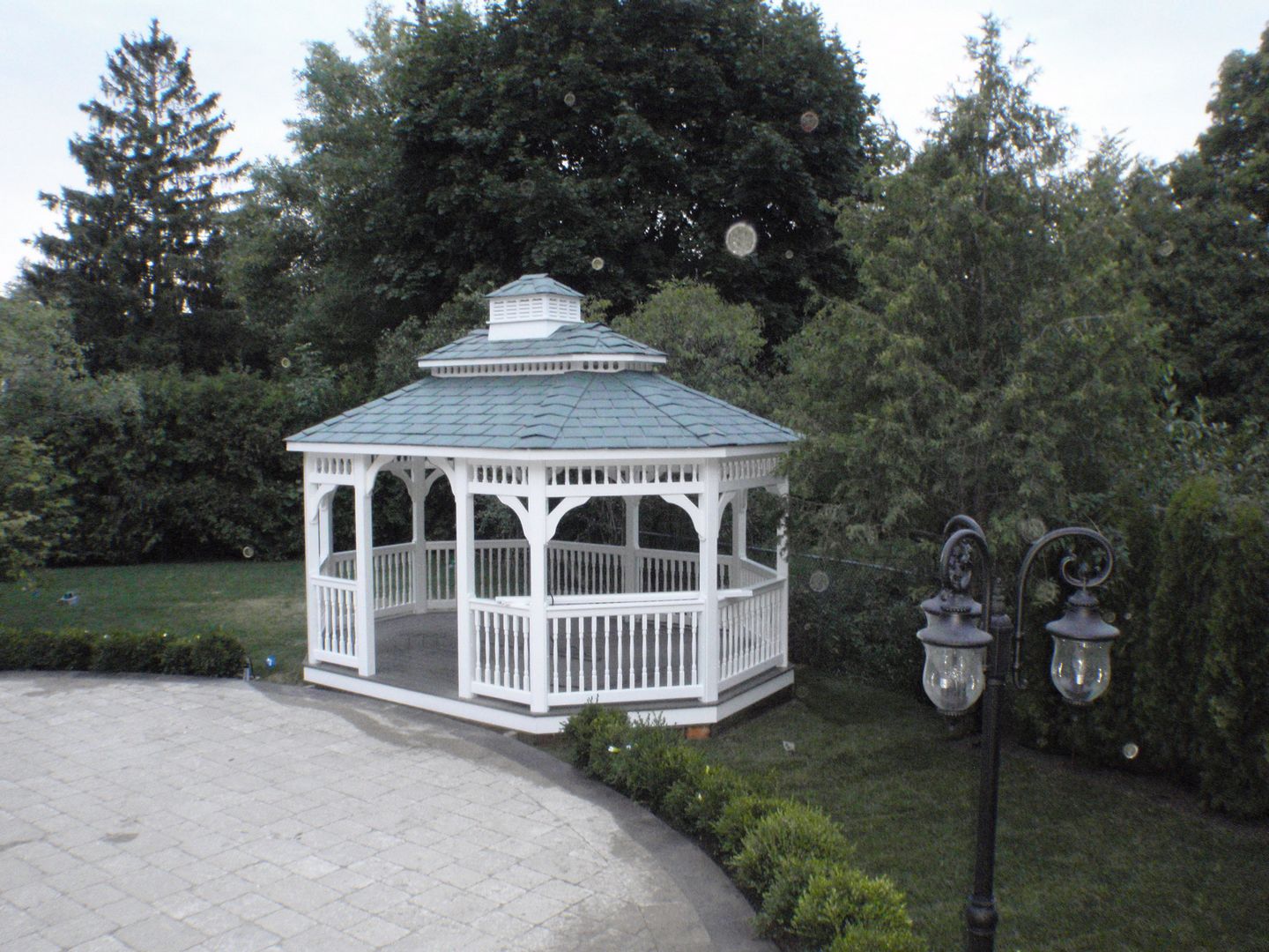 12 by 16 foot oval gazebo