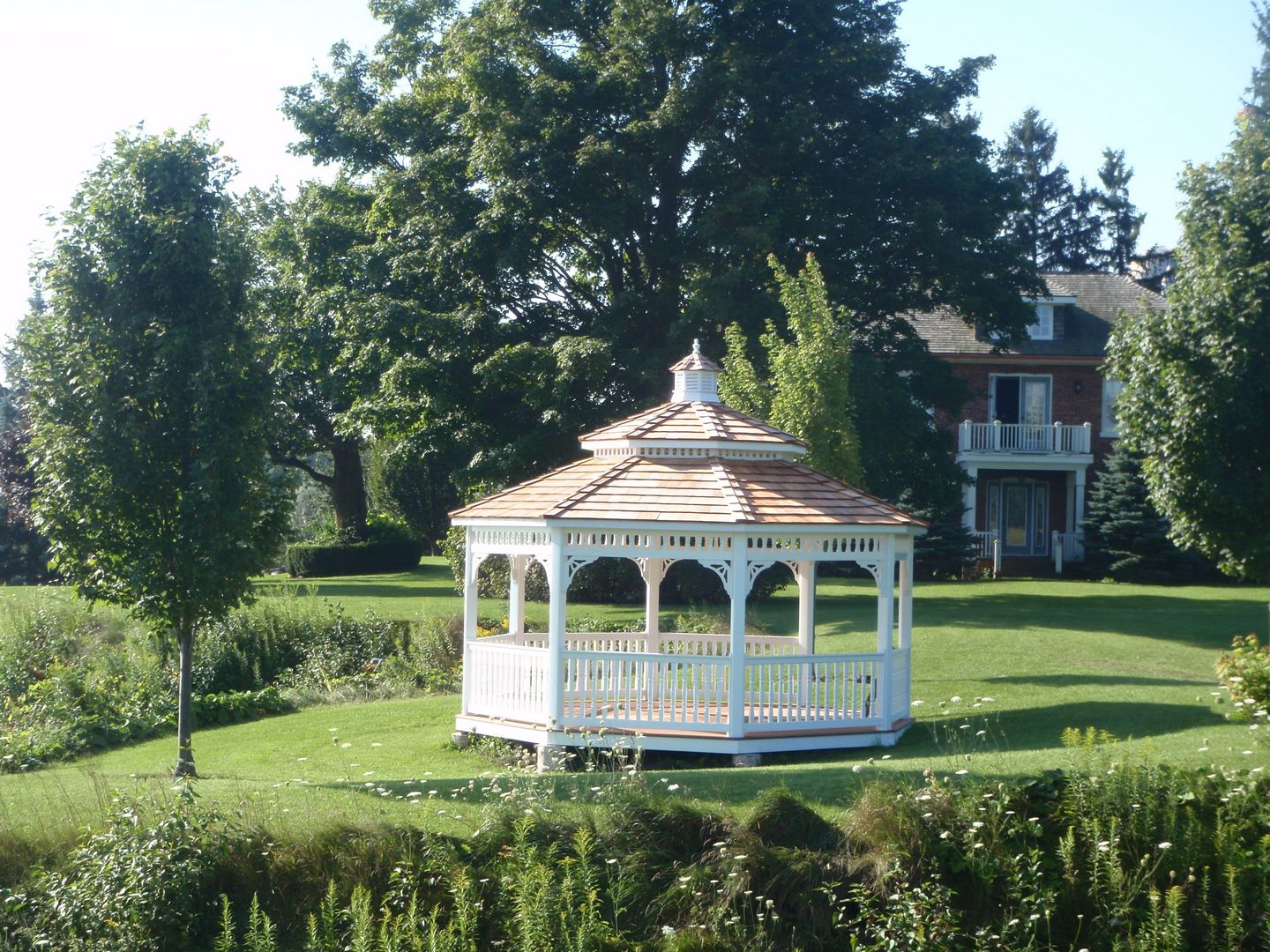 vinyl 16 foot octagon gazebo