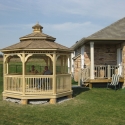 vinyl 12 foot octagon gazebo