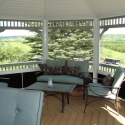 vinyl 14 by 24 foot oval gazebo interior