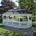 vinyl 14 by 24 foot oval gazebo