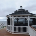 vinyl 16 foot octagon gazebo