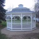 12 by 16 foot oval gazebo