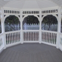 12 by 16 foot oval gazebo interior