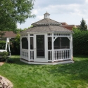 vinyl 16 foot octagon gazebo