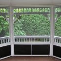 vinyl 16 foot octagon gazebo interior