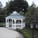 12 by 16 foot oval gazebo