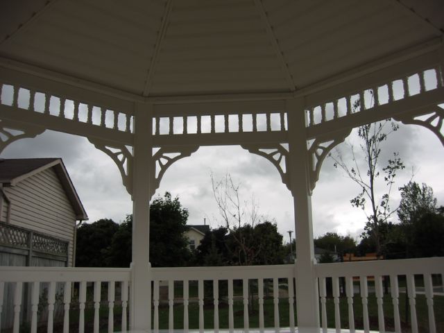 vinyl 12 by 20 foot oval gazebo