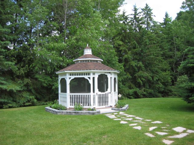 vinyl octagon gazebo