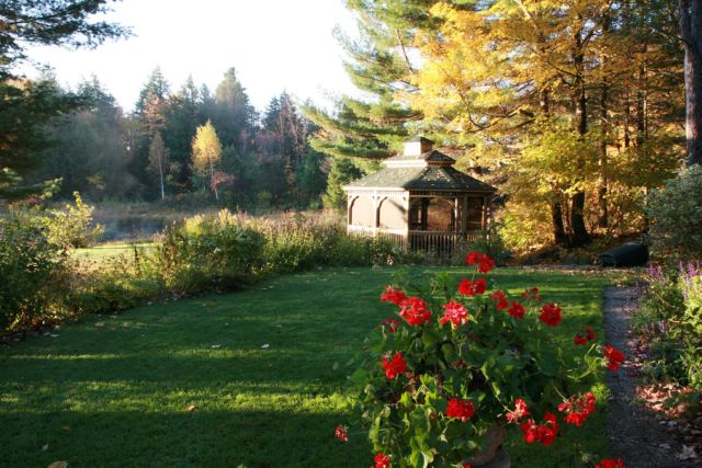 wooden 12 by 16 foot oval gazebo