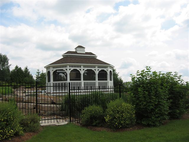 vinyl oval gazebo