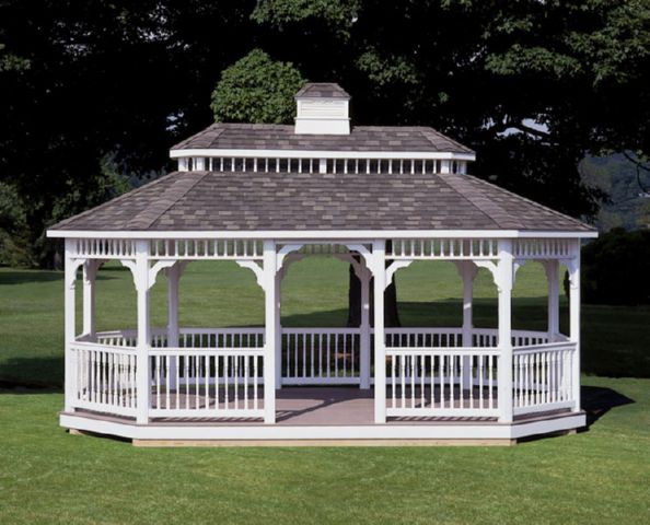 vinyl oval gazebo