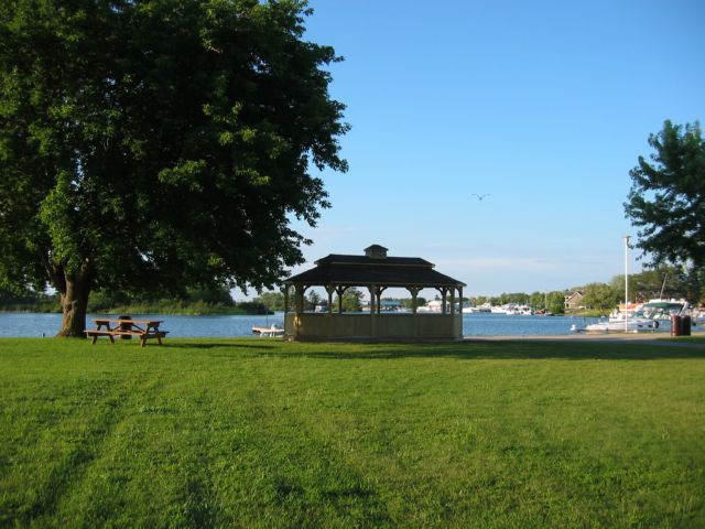 wooden 12 by 24 foot oval gazebo