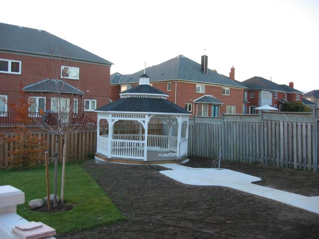 vinyl octagon gazebo