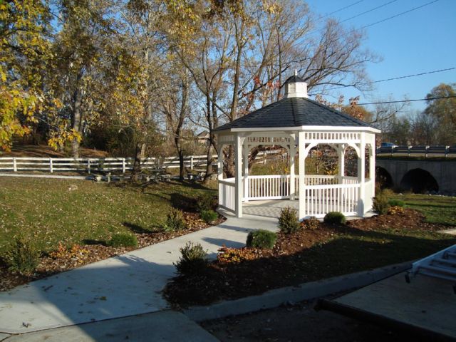 vinyl 14 foot octagon gazebo