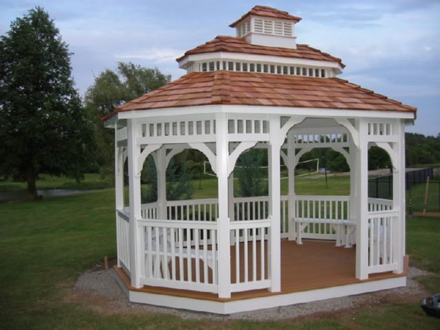 vinyl oval gazebo