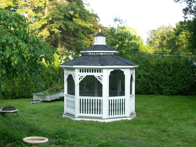 vinyl octagon gazebo