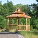 wooden 12 foot octagon gazebo