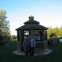 wooden 10 foot octagon gazebo