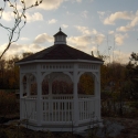 10 foot white vinyl octagon gazebo