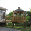 10 foot wooden octagon gazebo