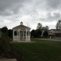 10 foot white vinyl octagon gazebo