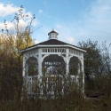 10 foot white vinyl octagon gazebo