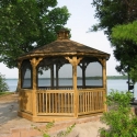 wooden 12 foot octagon gazebo