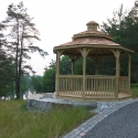 wooden 12 foot octagon gazebo