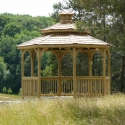 wooden 12 foot octagon gazebo