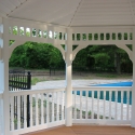 12 by 18 foot vinyl oval gazebo interior