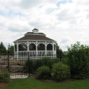 12 by 18 foot vinyl oval gazebo