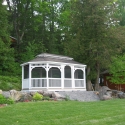 vinyl 12 by 20 foot oval gazebo