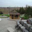 wooden 16 foot octagon gazebo