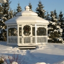 vinyl 14 foot octagon gazebo