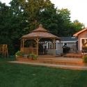 wooden 16 foot octagon gazebo