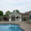 vinyl 16 foot octagon gazebo