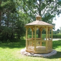 8 foot wooden octagon gazebo