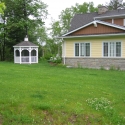 white vinyl 8 foot octagon gazebo