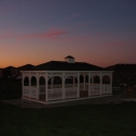 white vinyl rectangle gazebo