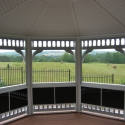 12 by 18 foot vinyl oval gazebo