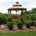 wooden 12 foot octagon gazebo